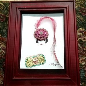 🇺🇦 Vintage Antique Gatsby Inspired picture Frame Not Included